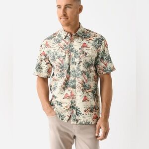Faherty Shorelite Shirt Sun Protection Men’s Small